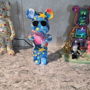 New Bape Multicolor Star Pattern Portable Speaker And Radio, Bluetooth